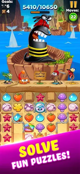 Best Fiends - Match 3 Puzzles (Бест Фиендс)  [МОД Mega Pack] Screenshot 2