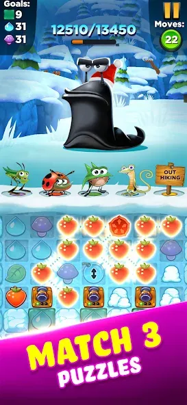 Best Fiends - Match 3 Puzzles (Бест Фиендс)  [МОД Mega Pack] Screenshot 3