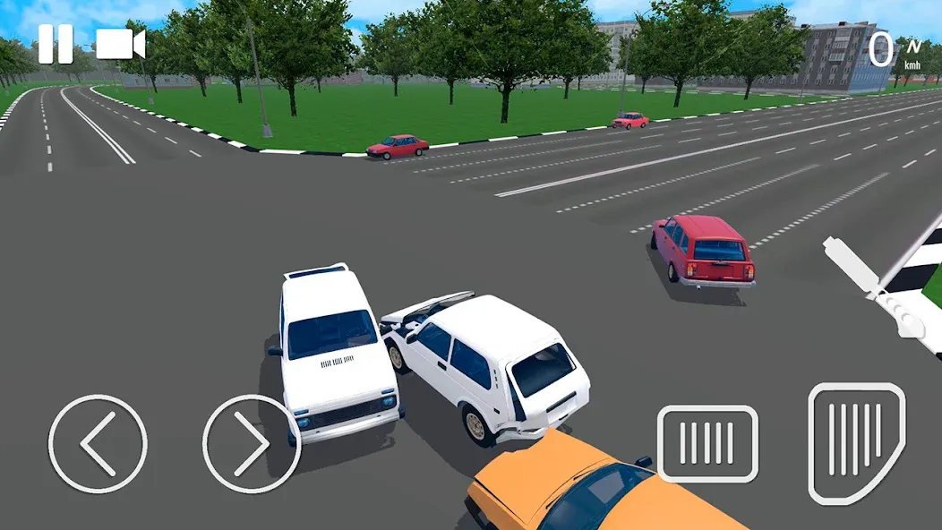 Russian Car Crash Simulator (Рашн Кар Краш Симулятор)  [МОД Unlimited Money] Screenshot 5