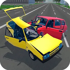 Взломанная Russian Car Crash Simulator (Рашн Кар Краш Симулятор)  [МОД Unlimited Money] - стабильная версия apk на Андроид