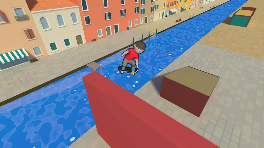 Skate King: Skateboard Stunts (Скейт Кинг)  [МОД Много монет] Screenshot 4