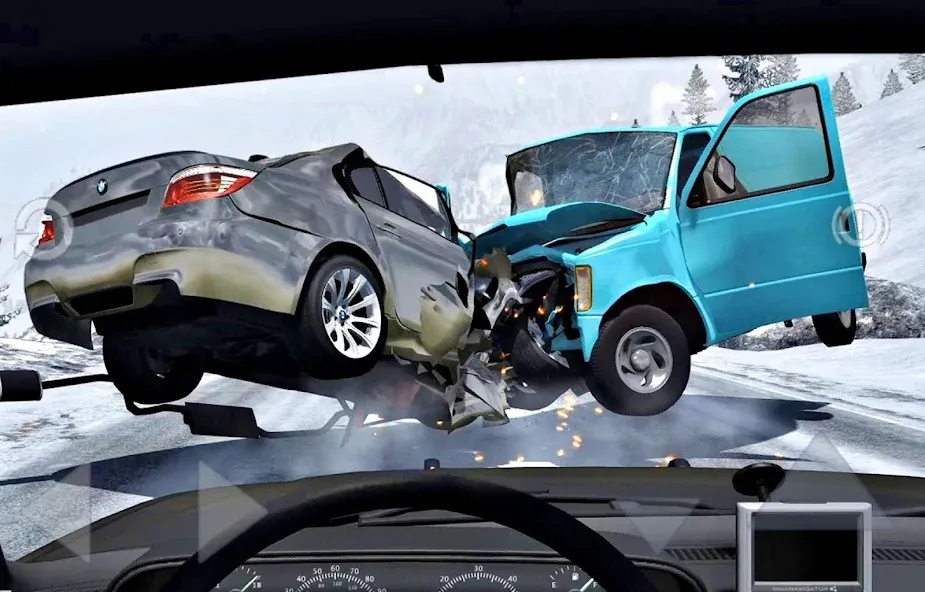 Car Crash Damage Engine Wreck (Кар Крэш Дамаг Энджин Врек)  [МОД Бесконечные монеты] Screenshot 1