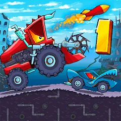 Взлом Car Eats Car - Apocalypse Race (Кар Итс Кар)  [МОД Бесконечные монеты] - последняя версия apk на Андроид