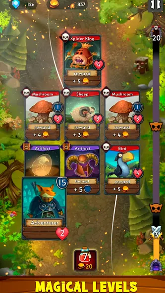 Card Dungeons: Rouge RPG (Кард Данжены)  [МОД Mega Pack] Screenshot 3