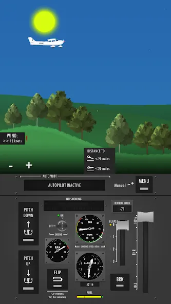 Flight Simulator 2d - sandbox  [МОД Много денег] Screenshot 2