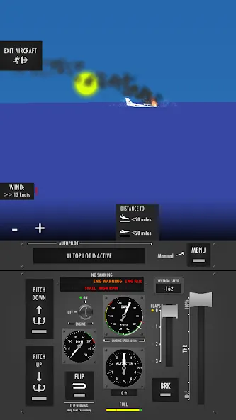 Flight Simulator 2d - sandbox  [МОД Много денег] Screenshot 4