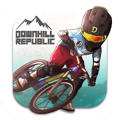 Скачать взломанную Downhill Republic (Даунхилл Республик)  [МОД Много денег] - стабильная версия apk на Андроид