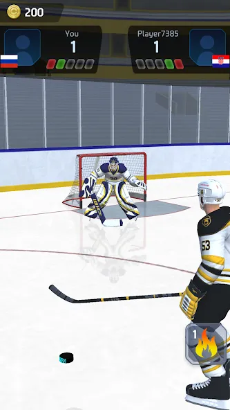 Hockey Game Stars 3D (Хоккей Гейм Старс 3D)  [МОД Menu] Screenshot 1