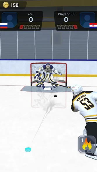 Hockey Game Stars 3D (Хоккей Гейм Старс 3D)  [МОД Menu] Screenshot 2