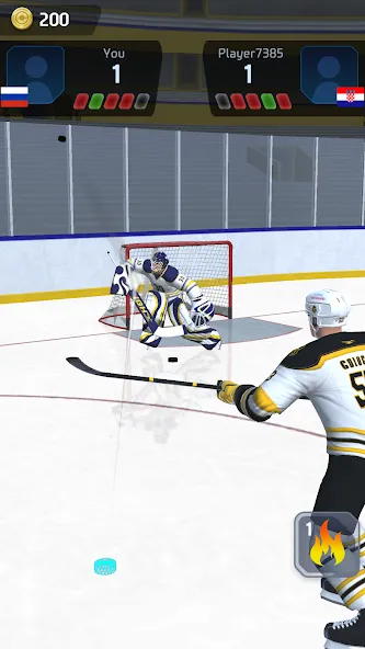 Hockey Game Stars 3D (Хоккей Гейм Старс 3D)  [МОД Menu] Screenshot 3