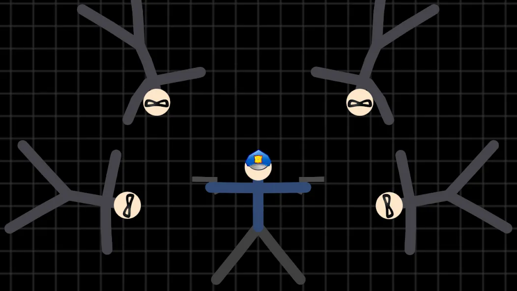 Stickman Warriors (Сткмен Вонсы)  [МОД Menu] Screenshot 1