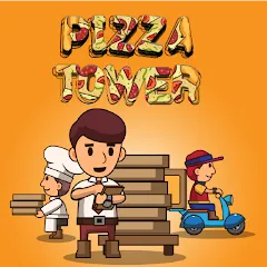 Скачать взломанную Pizza Tower: Idle Tycoon (Пицца Тауэр)  [МОД Unlimited Money] - последняя версия apk на Андроид