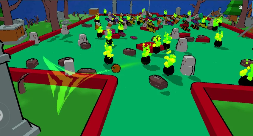 MiniGolf Madness: Halloween (МиниГольф безумие)  [МОД Unlocked] Screenshot 2