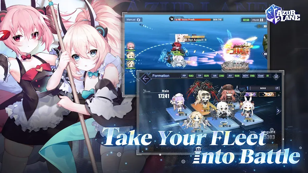 Azur Lane (Азур Лейн)  [МОД Бесконечные монеты] Screenshot 3