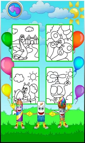 Coloring pages  [МОД Бесконечные деньги] Screenshot 2