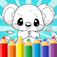 Скачать взломанную Animal coloring pages  [МОД Unlimited Money] - стабильная версия apk на Андроид