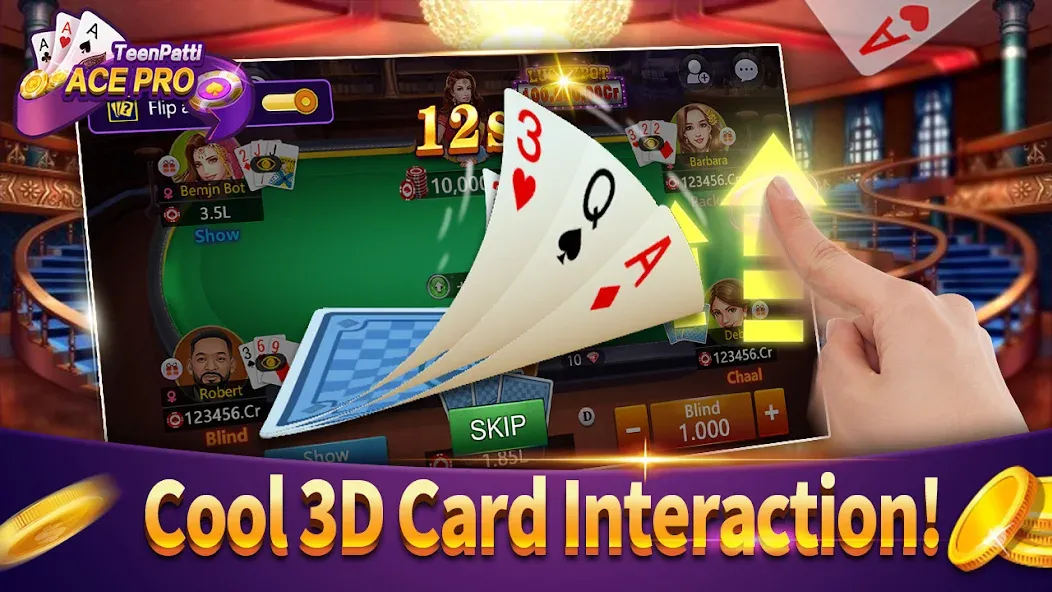 Teenpatti Ace Pro -poker,rummy (Тинпатти Эйс Про)  [МОД Unlocked] Screenshot 2