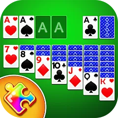 Скачать взломанную Solitaire Puzzle : Card Jigsaw (Солитер головоломка)  [МОД Все открыто] - полная версия apk на Андроид