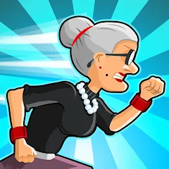 Взломанная Angry Gran Run - Running Game (Энгри Гран Ран)  [МОД Menu] - последняя версия apk на Андроид