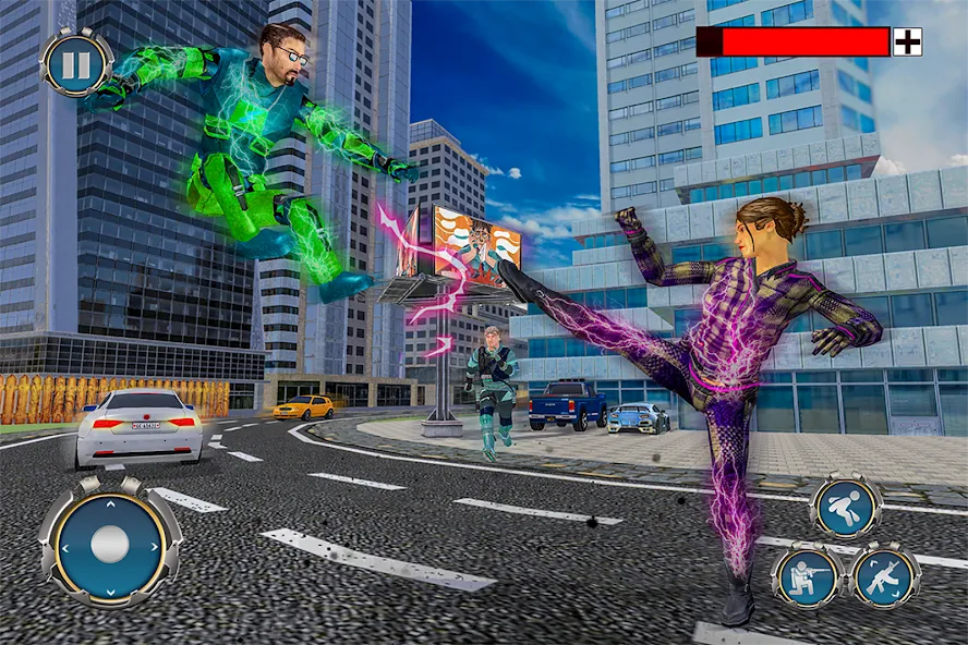 Light Superhero Speed Hero  [МОД Все открыто] Screenshot 4