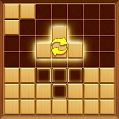 Взломанная Wood Block Puzzle Addictive  [МОД Меню] - стабильная версия apk на Андроид