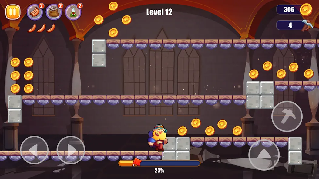 Miner's World: Super Run Game  [МОД Много монет] Screenshot 4