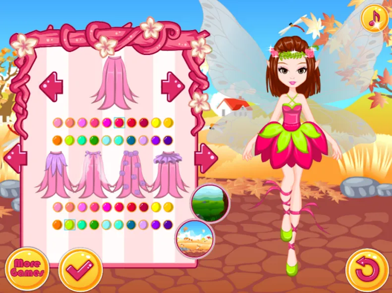 Fairy Dress Up - Girls Games  [МОД Много монет] Screenshot 4