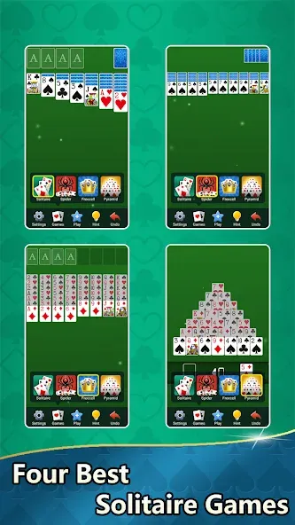 Aged Solitaire Collection  [МОД Много монет] Screenshot 1