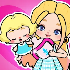 Взломанная Aha World: Baby Care (Аха Ворлд)  [МОД Бесконечные монеты] - последняя версия apk на Андроид