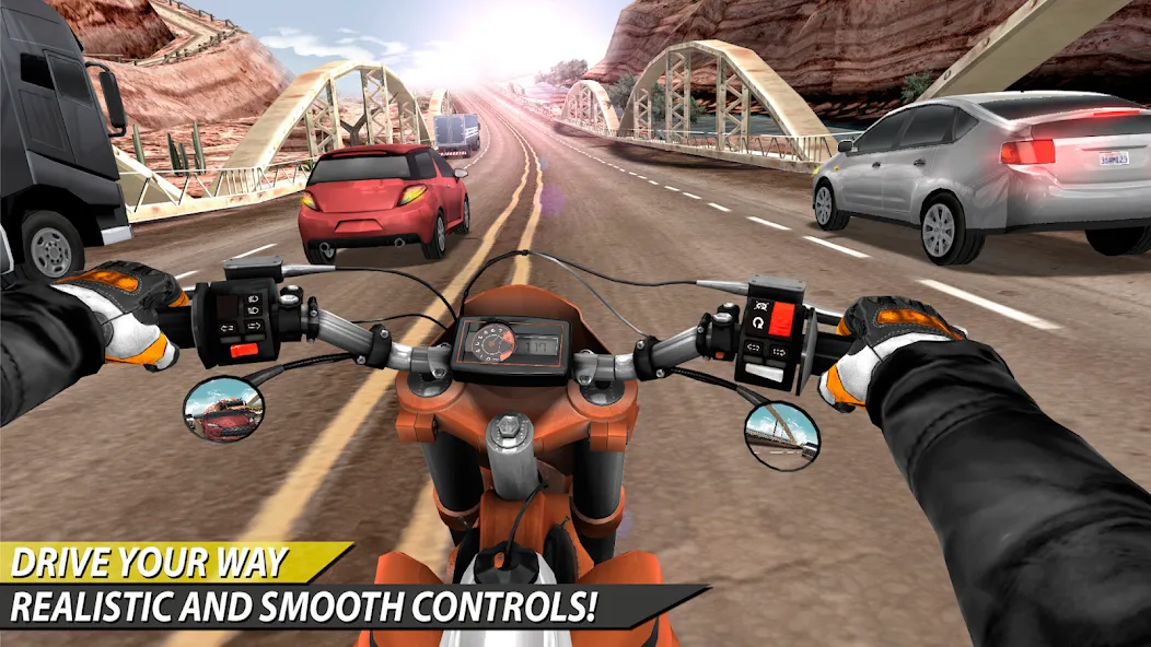 Moto Rider In Traffic (Мото Райдер в Трафике)  [МОД Unlocked] Screenshot 3