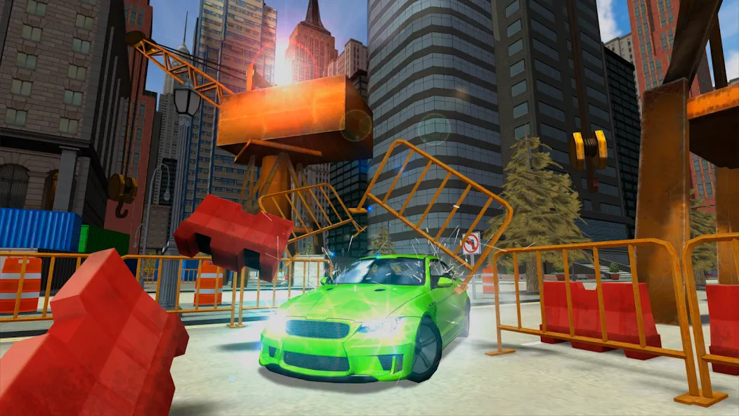 Car Driving Simulator: NY (Симулятор вождения автомобиля)  [МОД Unlocked] Screenshot 4