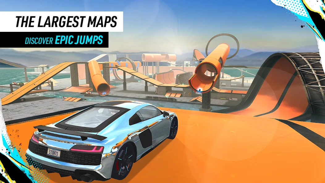 Car Stunt Races: Mega Ramps (Кар Стант Рейсы)  [МОД Меню] Screenshot 3