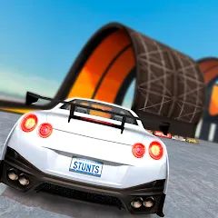 Взлом Car Stunt Races: Mega Ramps (Кар Стант Рейсы)  [МОД Меню] - полная версия apk на Андроид