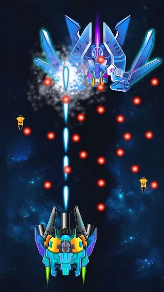 Galaxy Attack: Shooting Game (Гэлэкси Аттак)  [МОД Unlocked] Screenshot 5