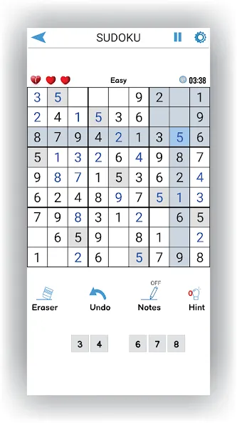 Sudoku Offline: Hard Puzzles (Судоку Оффлайн)  [МОД Меню] Screenshot 2