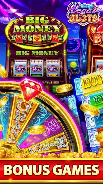 VEGAS Slots by Alisa – Free Fu (Вегас Слоты от Алисы)  [МОД Mega Pack] Screenshot 1