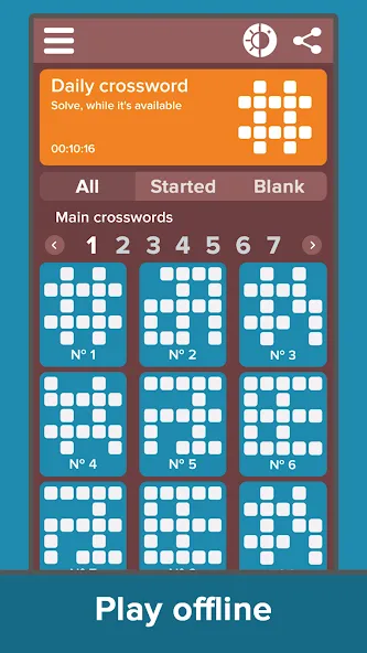 Crossword: Grand collection  [МОД Mega Pack] Screenshot 3