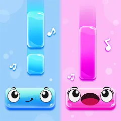 Взломанная Duet Tiles: Dual Vocal Music (Дуэт Тайлз)  [МОД Много монет] - стабильная версия apk на Андроид