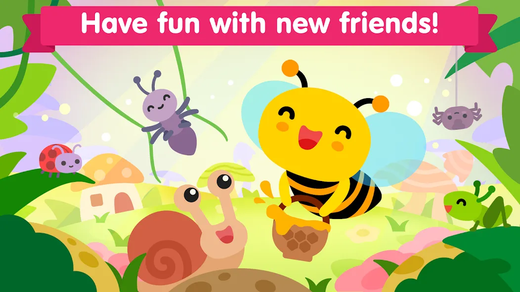 Animal sounds games for babies  [МОД Меню] Screenshot 4