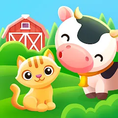 Взломанная Animal sounds games for babies  [МОД Меню] - стабильная версия apk на Андроид