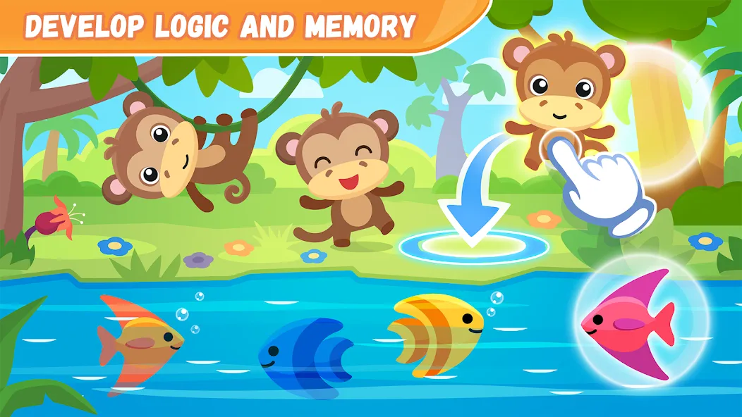 Educational games for kids 2-4  [МОД Бесконечные монеты] Screenshot 4