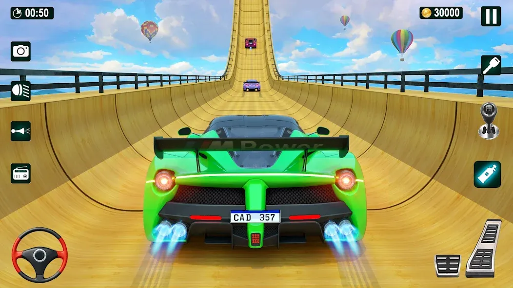 GT Car Stunt 3D: Ramp Car Game  [МОД Меню] Screenshot 1