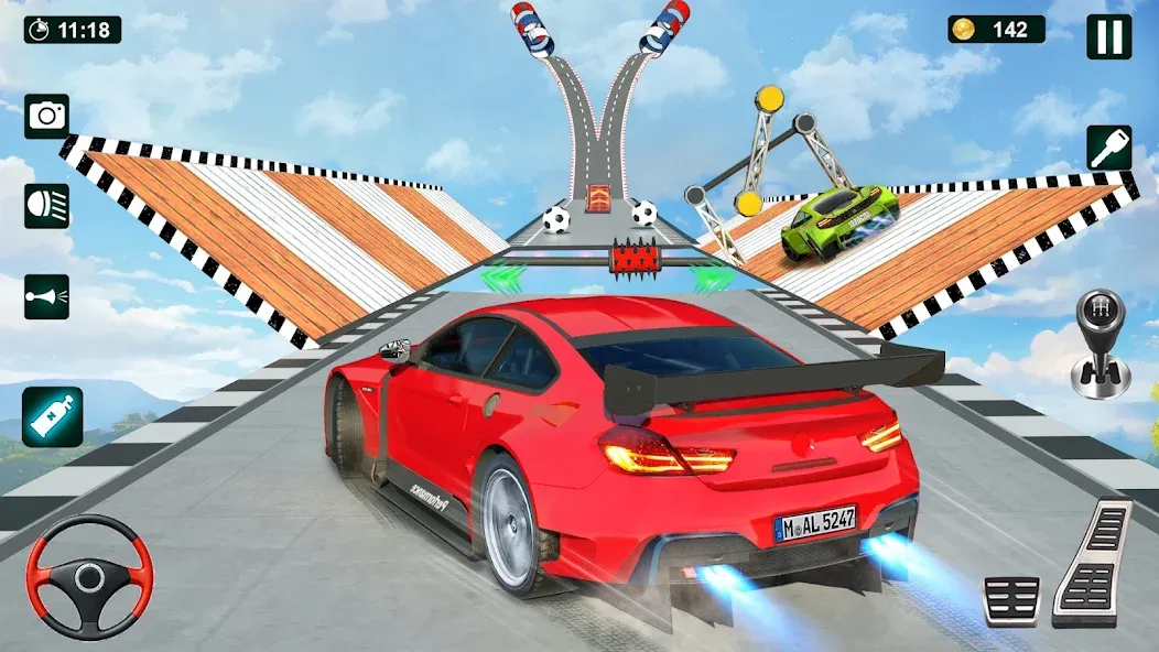 GT Car Stunt 3D: Ramp Car Game  [МОД Меню] Screenshot 4