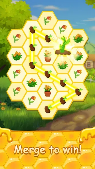 Honey Bottles - merge puzzle (Хани Ботлс)  [МОД Mega Pack] Screenshot 2