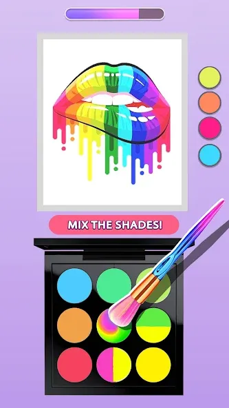 Makeup Kit - Color Mixing  [МОД Все открыто] Screenshot 1