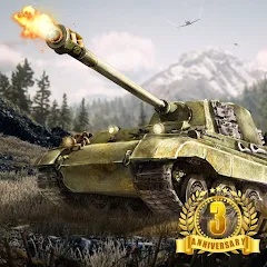 Взломанная Tank Warfare: PvP Battle Game (Танковое сражение)  [МОД Unlimited Money] - полная версия apk на Андроид