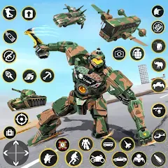 Взломанная Army Bus Robot Car Game 3d  [МОД Много монет] - последняя версия apk на Андроид