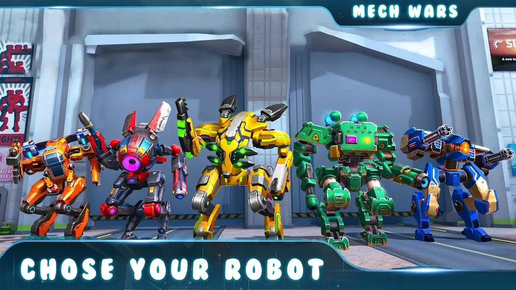 Spider Mech Wars - Robot Game  [МОД Unlocked] Screenshot 3