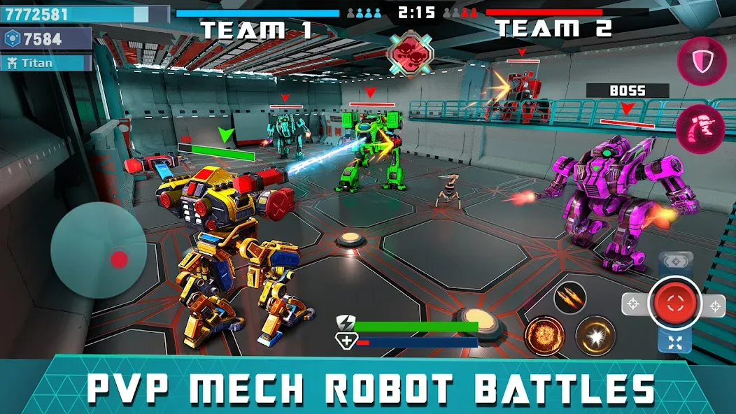 Mech Robot Wars - Multi Robot  [МОД Menu] Screenshot 5