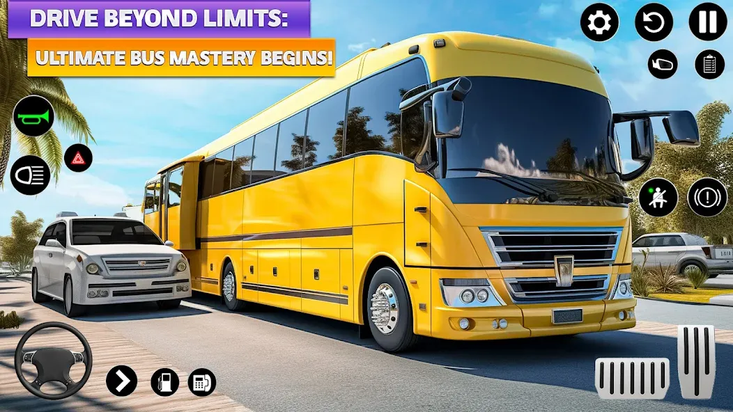 Ultimate Bus Driving Simulator (Ультимативный симулятор вождения автобуса)  [МОД Unlocked] Screenshot 2